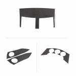 Auto s&uuml;sinikkiust keskuse juhtpaneeli hoiatustulede l&uuml;liti &otilde;hukonditsioneeri &otilde;hutusava katte raami trimm Toyota Rav4 RAV 4 2006 jaoks - Warning light cover