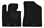 Dywaniki samochodowe prz&oacute;d do: Kia Sorento II FL SUV (2012-2014) czarne