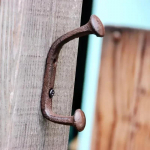 Malm Metall Retro Stiil Klassikaline Seina Kaunistus Aed Hoov Seinale Paigaldatavad Roostetanud V&auml;rvi Konksud Ladustamine V&otilde;ti Ripats