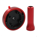 Universal Gas Cap Adapter Flap Opener Car Accessories Easy to Install for Automotive Smoke Leak punane