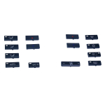 14-osaline kliimaseadme paneeli nuppude komplekt BMW X5 E53 2000-2006 jaoks