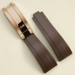 21 20 mm must sinine pruun sinine kummist kellarihm Rolex allveelaeva DMT Daytona rihma kleeplindile Delpoyment klamber krooniga logoga 35 21mm with logo beige