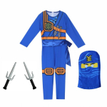 Cosplay T&auml;iskasvanute Viimane Rollim&auml;ngu Kost&uuml;&uuml;m Kombinesooni Komplekt Halloweeni J&otilde;ulupeo Ninjat Superkangelase Komplekt 120 blue