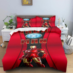 Raudmees Kuromi Tekikate Voodipesukomplekt Lastele Kuninglik Suurus Luksuslik Kate 100% Pol&uuml;ester 3-osaline J&otilde;ulukingitused Kodu Dekoor EU Single(135*200cm)3pcs red