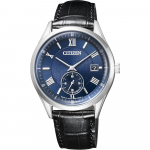 CITIZEN Meeste k&auml;ekell, CITIZEN COLLECTION BV1120-15L, P&auml;ikeseenergial t&ouml;&ouml;tav Eco-Drive, V&auml;ikesed sekundid, Veisenahast rihm, Sinine