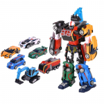 6 IN 1 T&auml;iustatud V&auml;ljaanne Magma Tobot Transformeeruv Robot Autoks M&auml;nguasjad Korea Multifilmi Vennad Anime Deformatsiooniga Autode M&auml;nguasjad