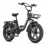 Elektriratas ENGWE L20 BOOST, 250W mootor, 48V13AH aku, tippkiirus 25 km/h, s&otilde;iduulatus 120 km, 20*4,0-tollised rehvid must