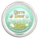 Sierra Bees, Rinna h&otilde;&otilde;rumise palsam, Eukal&uuml;pt ja piparm&uuml;nt, 0,6 untsi (17 g)