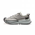 Li Ning Outdoor CF Tracing Low top Outdoor Hiking Shoes Unisex Gray White AHTU023-12 43