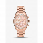 Michael Kors Lexington Pav&eacute; Roosa Kuldse Tooniga K&auml;ekell MK7242 roosa kuldne v&auml;rv