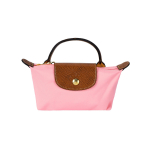 Longchamp Le Pliage Originaalsari Press-n&ouml;&ouml;bi ja t&otilde;mblukuga Sulgemine Taaskasutatud L&otilde;uendist Kandekott Naiste kandekott Cotton-Candy 34175089P92 Basic Set (Bag)