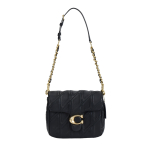 Coach Times Square Tabby 17 Logoga Klapiga Crossbody Kott V&auml;ike Naiste kotid Must CW628-B4BK Basic Set (Bag+Dust Bag)