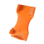 Handheld Leaf Blower Hanger Rack Supports 150 lbs Metal Easy to Install Rubber Coating orange