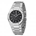 Pagani Design Valmistatud SEIKO NH35 Royal Oak Automaatne Sobib elegantseks Roostevaba Kumm Safiir T&auml;iuslik PAGANI DESIGN Meeste Kellale, Jaapan, must