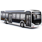 Suur sulamist elektriline linnaliinibussi mudel heliga, valgusega, metallist m&auml;nguasi, reisijaauto, &auml;ribuss, kingitus B248 gray