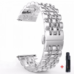 22mm Universaalne Roostevabast Terasest Metallrihm Huawei Watch GT 6 Pro 46mm GT6/GT5/GT4 46mm jaoks 20mm Samsung Galaxy Watch 7 6 5 4 jaoks 22MM