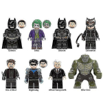 8 tk minifiguuride ehitusplokkide komplekt, Batman Joker kokkupandud minifiguuride m&auml;nguasjade komplekt lastele kingitused Db-Xin
