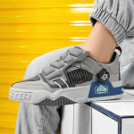 Kingad meeste Tossud Meeste vabaaja Meeste Kingad tennised Luksuslikud kingad Treener Race Hingavad jalan&otilde;ud mood jooksujalatsid Meeste jalan&otilde;ud 39 hall v&auml;rv