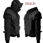 Halloweeni kampsun Ratsu Kapuutsiga T&otilde;mblukuga Mask Pullover Kott Jakk Kampsun &Uuml;likond M