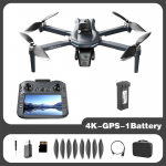 2026 Dron T&otilde;eline GPS 8K Kaamera XT606 MAX Kaugjuhtimispult WIFI RC Neljarootoriline Takistuste V&auml;ltimine 8K HD Kahekaamera Harjadeta 5G FPV Dron M&auml;nguasi 4K 1 battery With GPS