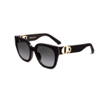 Dior 30 Montaigne S10F Seeria CD Logo Hinge Ebakorrap&auml;rased P&auml;ikeseprillid Naiste p&auml;ikeseprillid Must 30MS10FXR-10A1 Basic Packaging-Eyeglass Case+Box