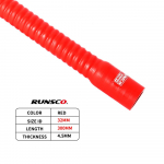 ID 32 34 36 38 51mm Painduv Silikoonvoolik Radiaatoritoru Toru BMW&Otilde;hu sisselaskeava K&otilde;rgsurve Kummist &Uuml;hendustoru Pikkus 30cm 30CM-RD-ID 32mm