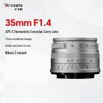 7artisans Nikon Z-kinnitusega 35mm F1.4 Manuaalne fikseeritud fookuskaugusega objektiiv