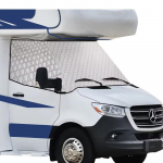 FIAT Ducato Matkaauto Esiklaasi J&auml;&auml;- ja P&auml;ikesekate - Paks Alumiiniumfooliumkate Universal RV h&otilde;be