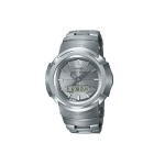 Casio t&auml;ismetallist retroseeria p&auml;ikeseenergia kvartsliikumisega roostevabast terasest rihmaga k&auml;ekell Meeste kellad H&otilde;bedane AWM-500D-1A8PRD Silver Strap