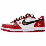 Nike Suured Kulumiskindlad Hingavad Kulumiskindlad Hingavad Madalad Lumelaua Kingad Meeste Valge Punane 355152-150(Team1466-QD) 43