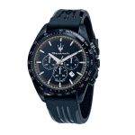 Maserati Traguardo piiratud v&auml;ljaande kronograaf kummirihmaga sinise sihverplaadiga kvarts R8871612042 100M meeste k&auml;ekell sinine
