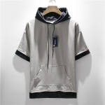 T-s&auml;rk Meeste suvine vabaaja l&uuml;hikeste varrukatega kapuuts T&auml;navar&otilde;ivad Top T-s&auml;rk Pluus vabaaja meeste T-s&auml;rk Hip Hop Meeste T-s&auml;rgid Camisas Hombre M punane