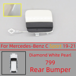 Mercedes-Benz C W205 Sport Mudelile 2019-2025 Esi- ja Tagumise Kaitseraua Slepkoni Konksu Kate Slepkoni Silma Kate V&auml;rvitud Kaunistus Kest #2058853303 gray