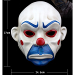 Kvaliteetne Batman Dark Knight Joker Mask Halloweeni Pidudeks Ja Rollim&auml;ngu &Uuml;ritusteks Vintage Robber Mask white