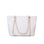 Moodne tepitud kunstnahast naiste crossbody kott kuldse ketiga, suur mahutavusega &otilde;lakott t&ouml;&ouml;ks, igap&auml;evane kandekott must