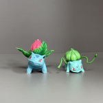 Anime Pokemoni kuju Bulbasaur Evolutsiooniline Kombinatsioon Tegevuskujud PVC kuju Laua kaunistus Mudel M&auml;nguasjad Kingitused 3.5-15cm must