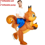 Laste t&auml;iskasvanute &uuml;kssarviku orava p&otilde;dra kana t&auml;ispuhutav kost&uuml;&uuml;m festivali cosplay esinemiseks Unicorn,Height 80-100cm white
