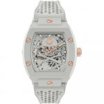 Philipp Plein PWVBA0123 The $keleton &Ouml;kotseraamiline Meeste K&auml;ekell 44mm valge