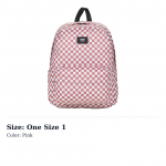 Vans Pol&uuml;ester Seljakott Unisex Roosa VN000H4XCHO One Size 1 roosa