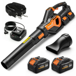 20V juhtmeta akuga lehepuhur, 2&times;4,0 Ah akudega ja laadijaga, Turbo boost, Puhumiskiirus kuni 162,7 km/h 102 x 22 x 16 cm