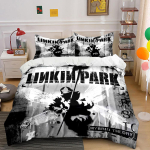 Linkin Park Hybrid Theory Voodipesu Voodipesu Tekikoti komplekt Tekikott Padjap&uuml;&uuml;rid (1* Tekikott 2* Padjap&uuml;&uuml;ri, without tekikate) 135x200cm