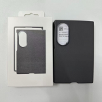 Sobib Samsung Galaxy Z Fold 8 jaoks Lai nahast telefoni&uuml;mbris Ultra&otilde;huke Magnetiline Traadita laadimine P&otilde;rutuskindel tagakaas Galaxy Z Fold 8 Wide tumehall v&auml;rv