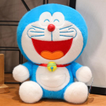 Aoger ametlikult litsentseeritud Doraemoni hiiglaslik pehmem&auml;nguasi &Uuml;lipehme kaisupadi Suur t&auml;idisloom Kingitus animef&auml;nnidele 22cm blue
