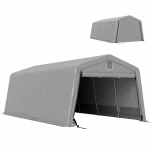 Garaažitelk Varikatus h&auml;mar. 6,2L x 3,3S x 2,4K m Tugev tsingitud teras K&otilde;rge tihedusega PE 150 g/m&sup2; Veekindel UV-vastane 618 x 330 x 240 cm