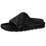 LOUIS VUITTON Basseini Padi Mugavus Udusussid Naiste Must 1AABKH 36