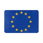 Euroopa Liit EL Lipp Uksematt Flanellvaip Libisemisvastane Rahvuslipp Imav Matt Esikukse, K&ouml;&ouml;gi, Vanni, Du&scaron;i jaoks 160x200cm