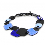 NOA [H8343] - Bracelet Cr&eacute;ateur 'Nora' bleu noir sinine