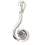 Les Tr&eacute;sors De Lily [M6199] - H&otilde;bedane ripats 'C&acirc;lin' H&otilde;bevalge (roodiumiga kaetud) - 20x8 mm h&otilde;be