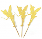 10 tk kooki sisestatud kaart ingel haldjas koogi pealispaber S&auml;rav paber Peo lemmik koogi kaunistus kuld