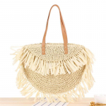 Tassel Rannakotid &uuml;mmargune &otilde;lgkott Naised K&auml;sitsi kootud suur suur Kudumine K&auml;ekott Vabaaja &uuml;mmargune kott Suvine uus &otilde;lakott 40*1*33cm beež